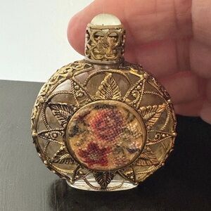 Vintage Gilded Perfume Bottle